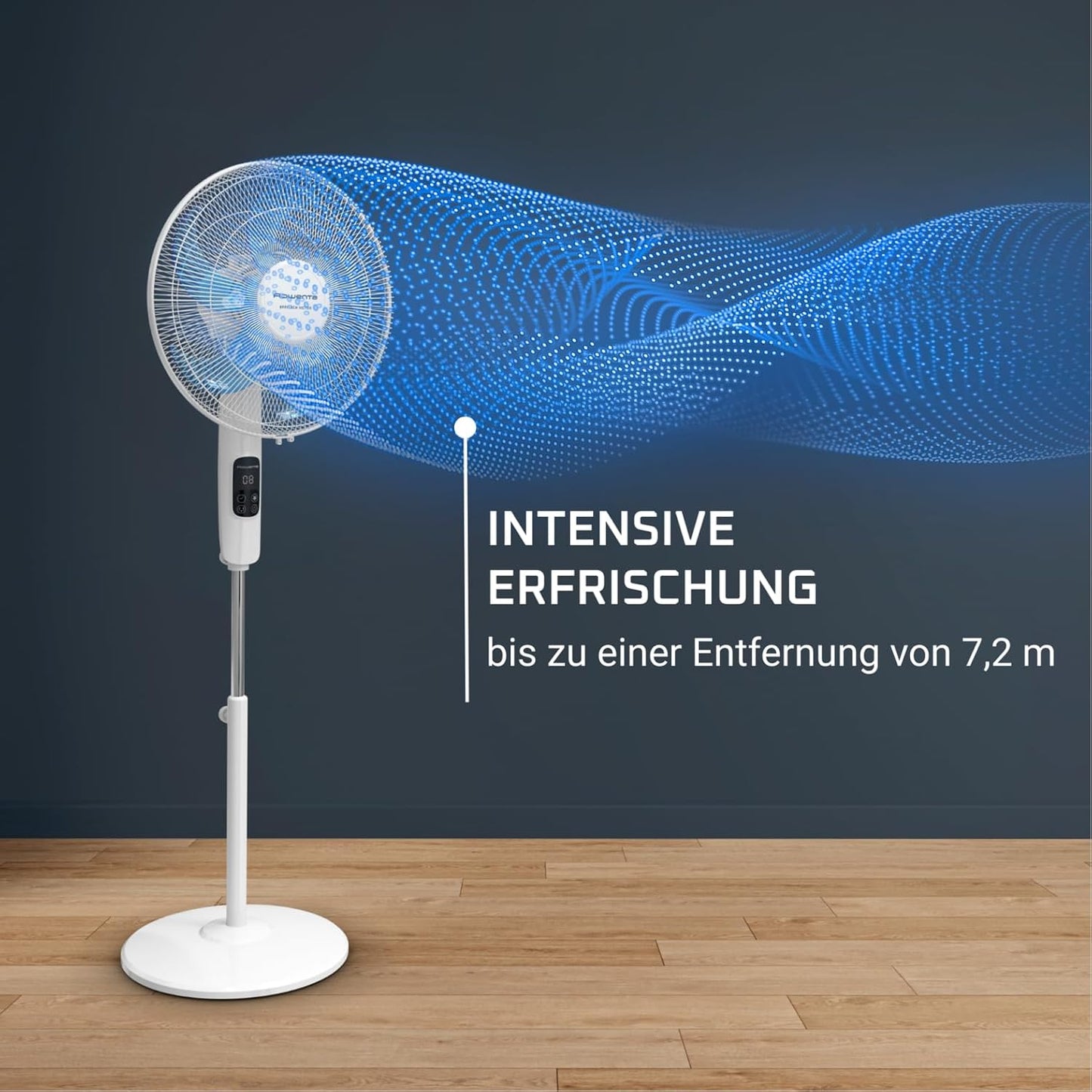 Turbo Silence Standventilator mit LED-Display