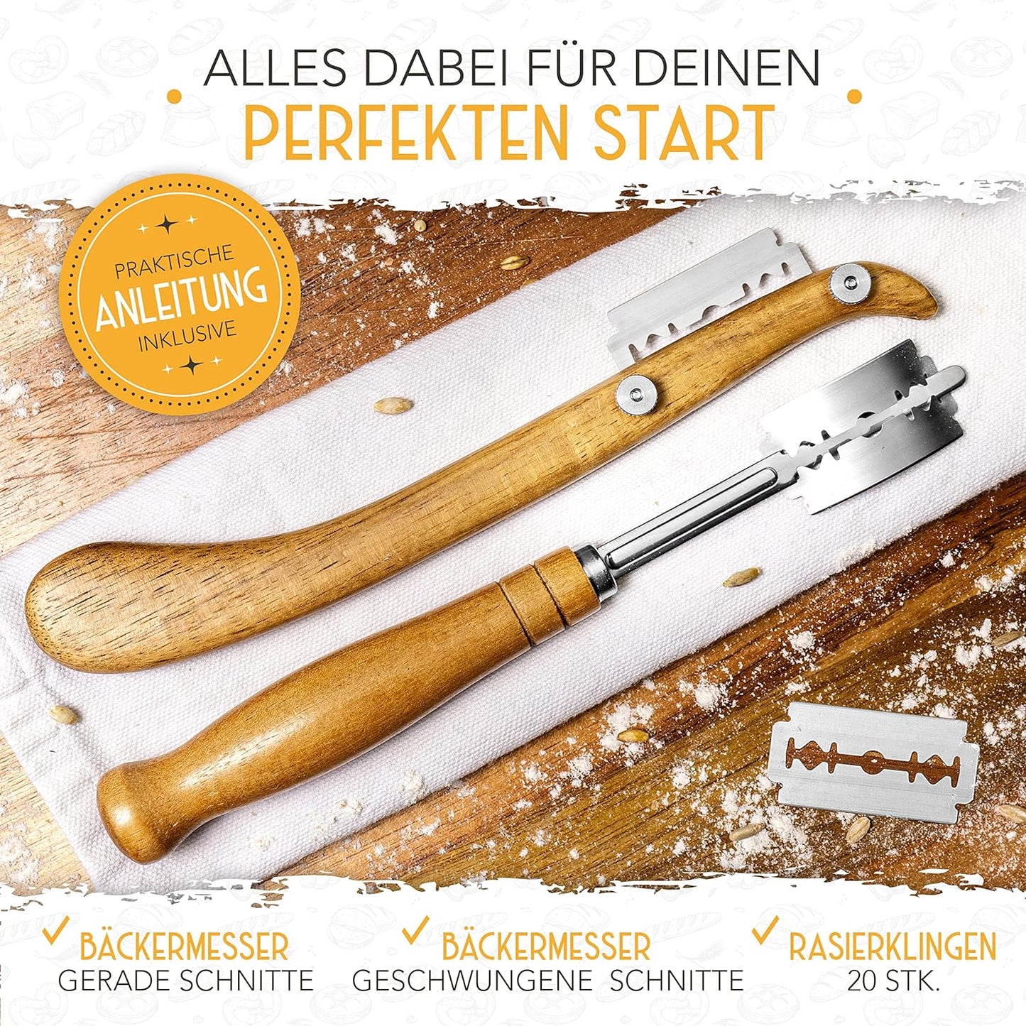 Bäckermesser Set, Bäckermesser