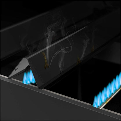 Aromaschienen-Set für Weber Genesis II/LX 300 Serie, Schwarz