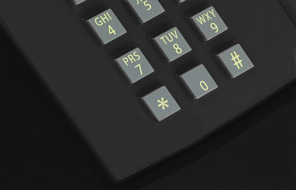 Retro-Tastentelefon, PushMeFon, Schwarz
