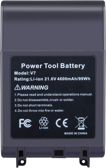 Ersatzakku für Dyson V7 Staubsauger-Modelle, V7 Akku Anzug