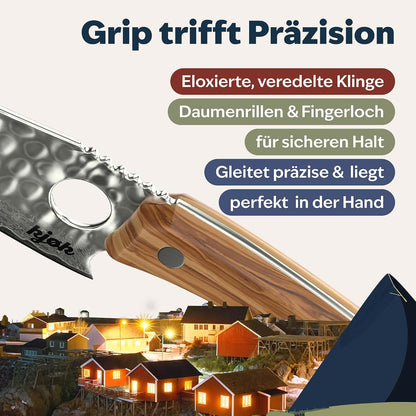 Damastmesser Kochmesser, V1: 62±2 Hrc