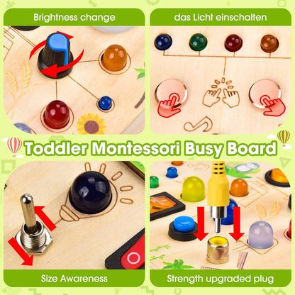 Montessori Busy Board Motorikspielzeug