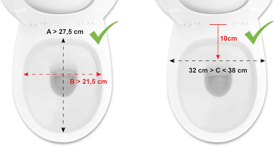 Toilettensitzerhöhung mit Deckel