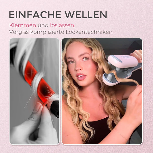 Welleneisen Rovy für Grosse Locken (25mm, 4 Temperaturen)