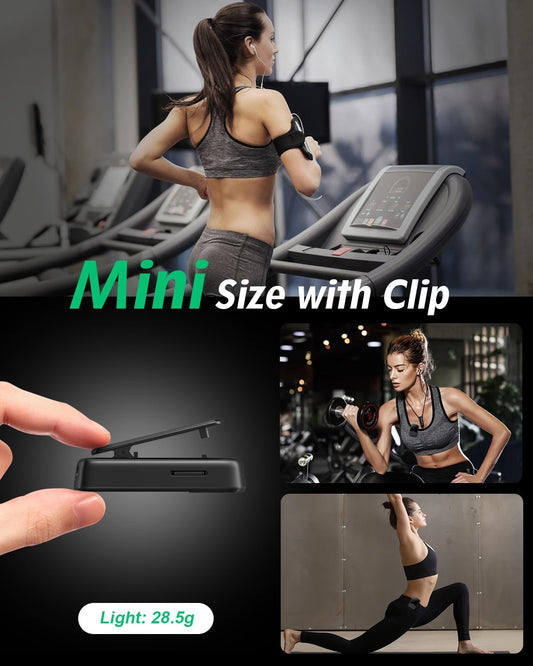 MP3-Player mit Clip, Schwarz