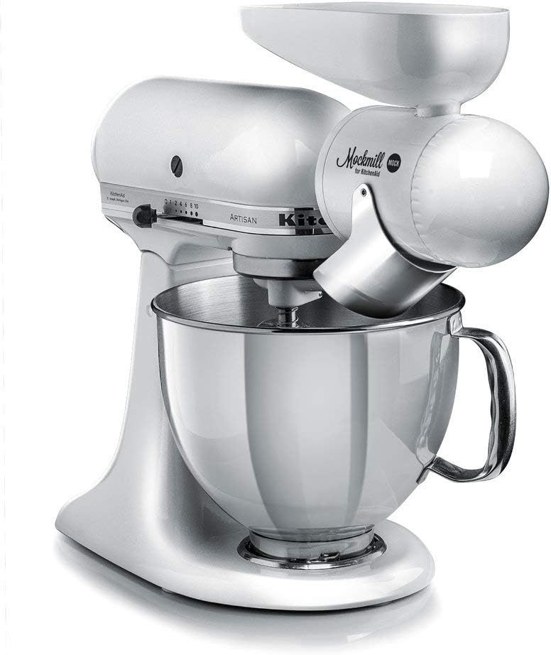 Mahlaufsatz für KitchenAid mit 2.5 kg Bio Buchweizen, Mockmill Mahlaufsatz + 2,5 kg Bio Buchweizen
