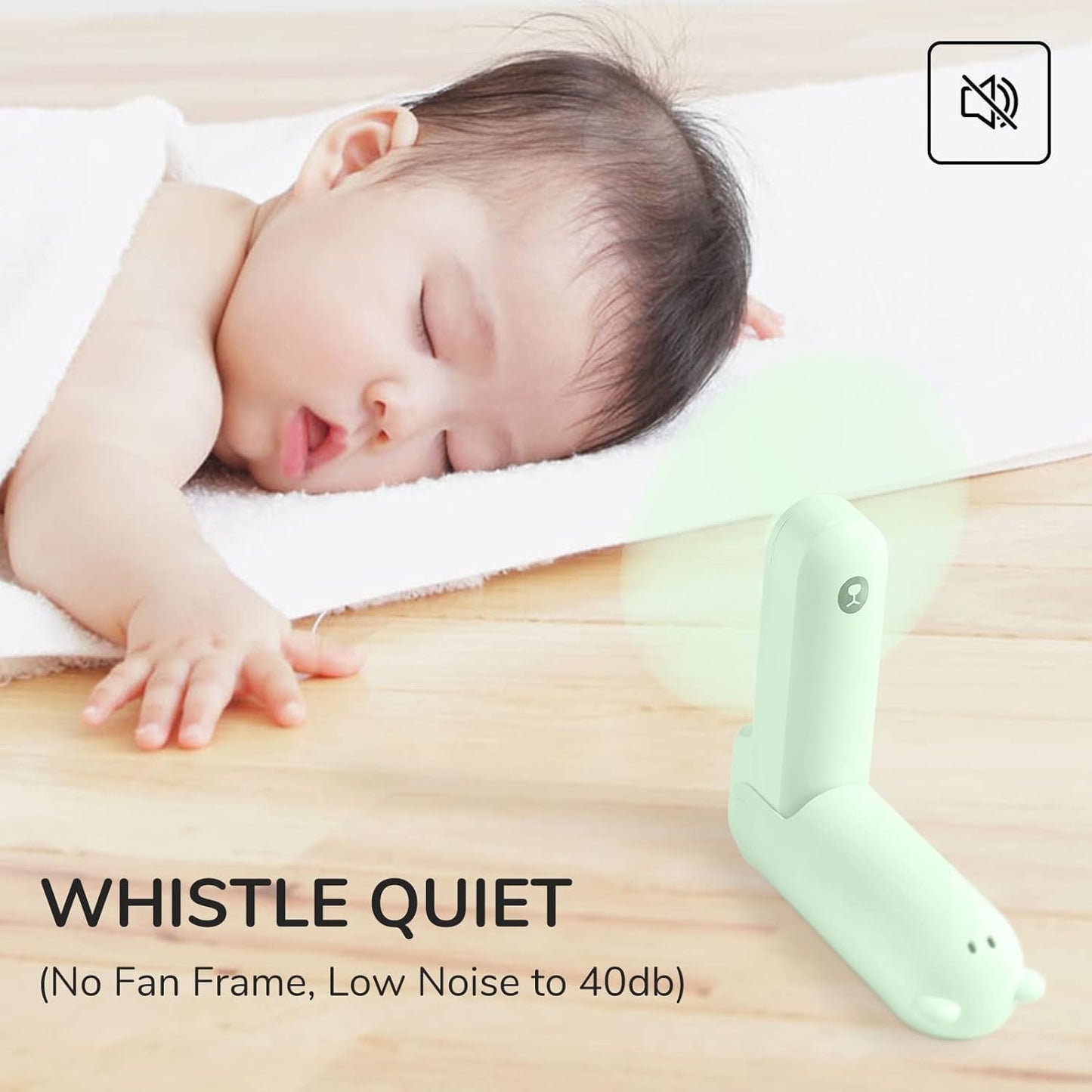 3-in-1 Handventilator, Grün