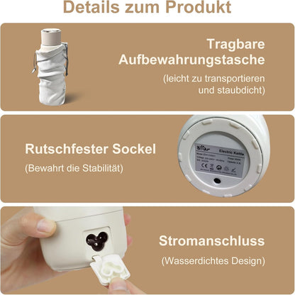 Tragbarer Wasserkocher