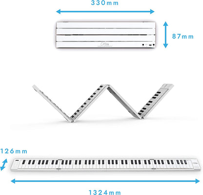 Folding Piano 88, Folding Piano 88 Tasten, weiss