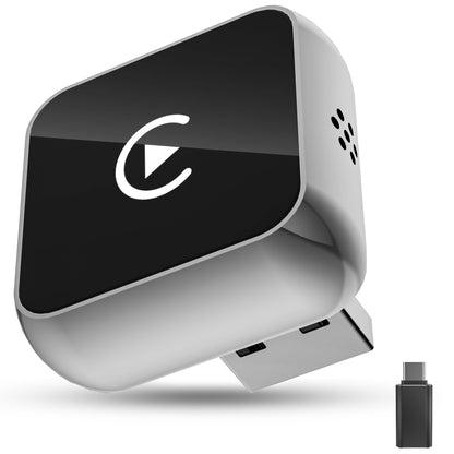 2-in-1 Carplay & Android Auto Wireless Adapter, Tiefschwarz