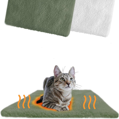 Selbstheizende Katzendecke, Grün Für Katzen