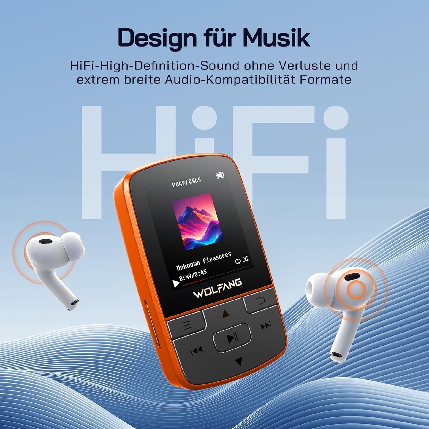 MP3-Player mit Sportclip