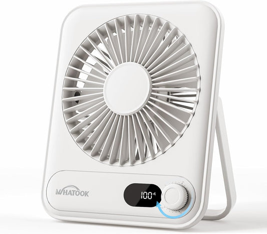 USB-Tischventilator, 2000mAh Weiß