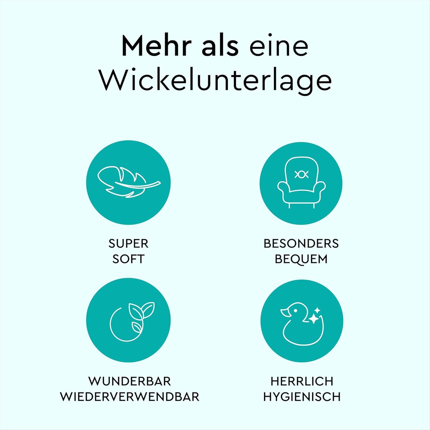 Hautfreundliche Baby Wickelunterlagen 5x10 Stück, NEU 5 x 10 Stück