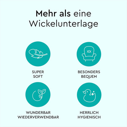 Hautfreundliche Baby Wickelunterlagen 5x10 Stück, NEU 5 x 10 Stück