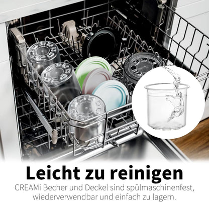 4-teiliges Eisbehälter-Set für Ninja Creami NC300EU & NC301EU