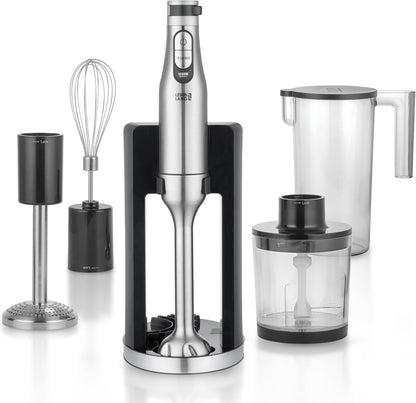 6-teiliges Stabmixer-Set mit Zubehör, Stabmixer Set 6 Teilig - 1200W