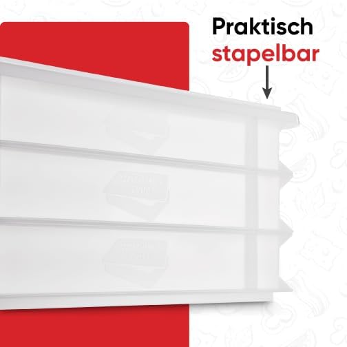 3-teiliges Pizzaballenbox-Set Gusto, 3x Gusto Box + 1x Deckel