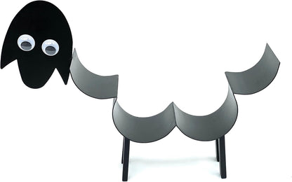 Toilettenpapierhalter Schaf mit Wackelaugen