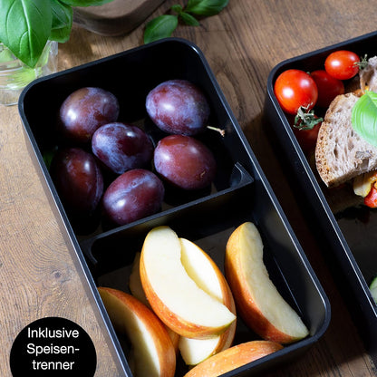 2er Bento Box Set, 2er Pack Schwarz