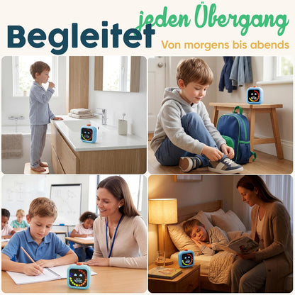 Visueller Timer für Kinder, Blau