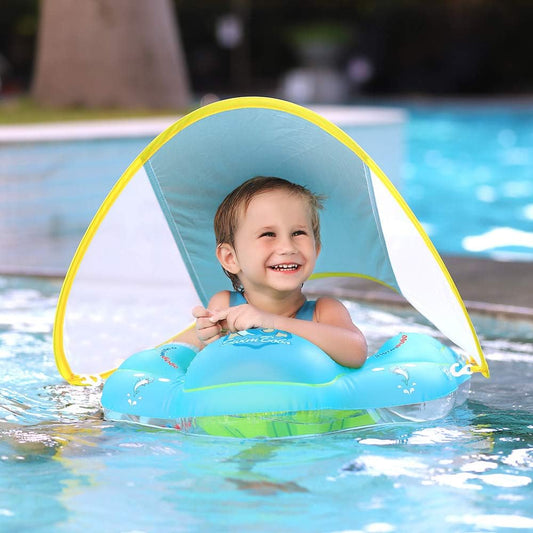 Babyschwimmring mit Sonnendach