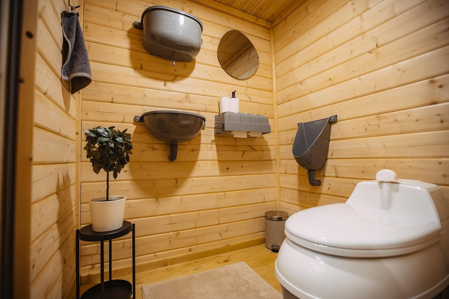 Wasserloses Wandurinal für Camping & Garten