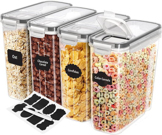 Vorratsdosen-Set, Klar, 4er-Pack
