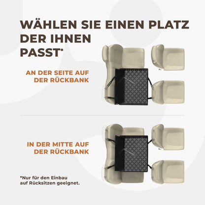 Extra Stabiler Hunde Autositz, L Beige