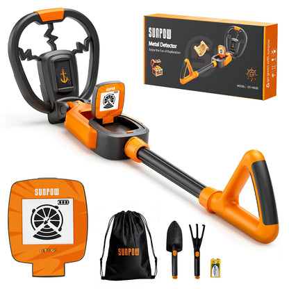 Metalldetektor-Set für Kinder, Schwarz/Orange