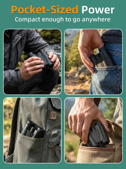 Kompaktes Fernglas für Outdoor-Aktivitäten