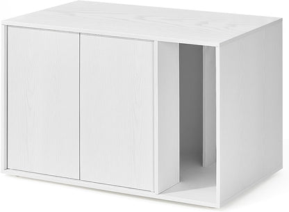 Katzenklo-Schrank mit werkzeugloser Montage, schneeweiss