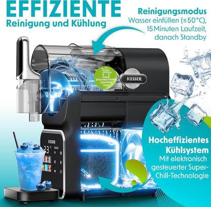 Slush Ice Maker, 2 Liter Schwarz