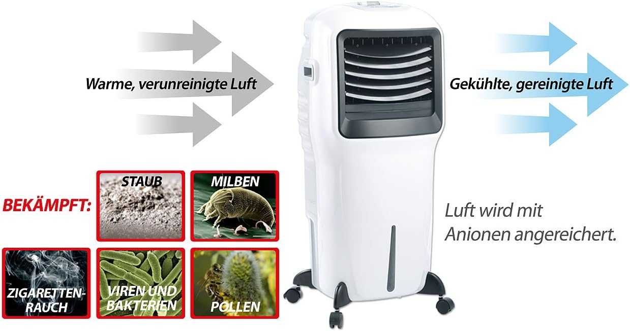 Verdunstungs-Luftkühler LW-550 mit Ionisator