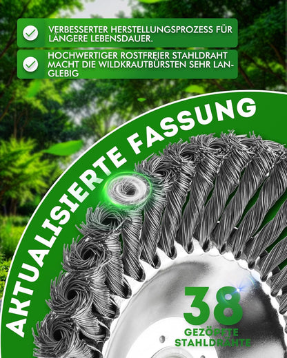Unkrautbürste für Freischneider, 38 Stränge