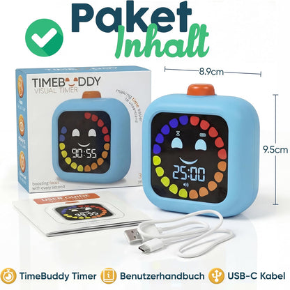 Visueller Timer für Kinder, Blau