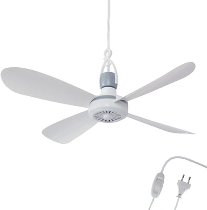 Deckenventilator mit abnhembaren Rotorblättern, Weiss ( Xxl Kabel )