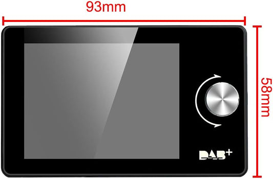 DAB+ Radio-Adapter mit Bluetooth, DAB with colorful screen