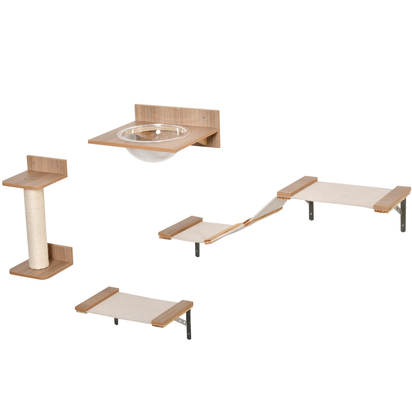 Katzenkletterwand-Set