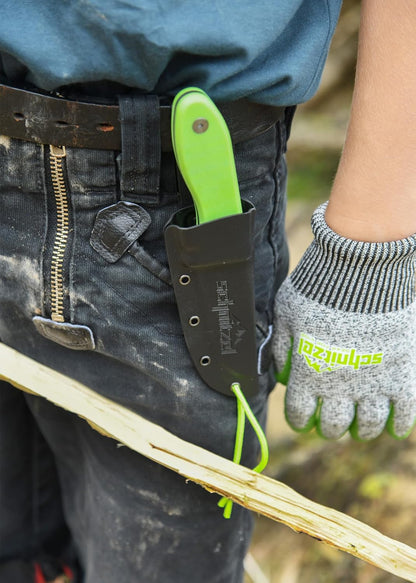 Schnitz- und Outdoormesser für Kinder, Grün