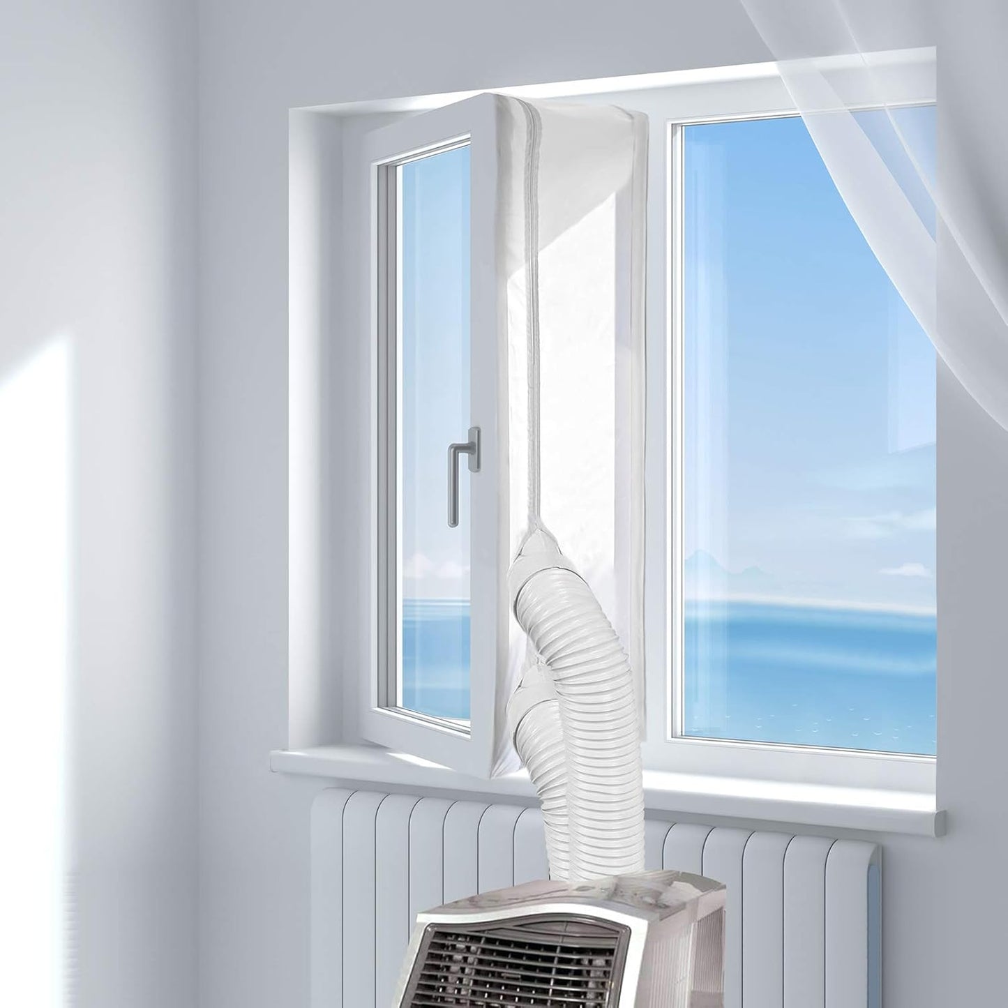 Tür- und Fensterabdichtung für Klimageräte (600cm), 600cm