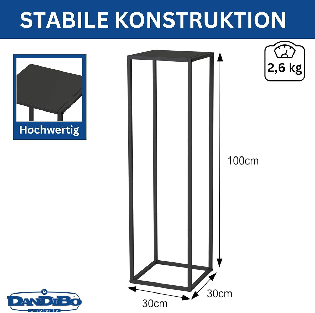 Pflanzenständer, 100 cm (1 Stück)