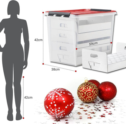 Weihnachtskugel Aufbewahrungsbox, 1er-Set