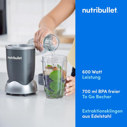 Smoothiemixer NB603DG, Basispaket, Dunkelgrau