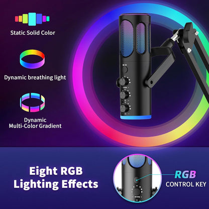 Gaming Mikrofon C1 mit USB und Noise Cancellation