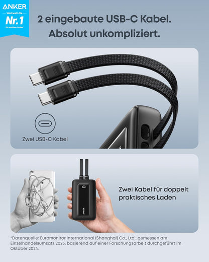 Zolo Powerbank 20000mAh, 45W Schnellladegerät, Black