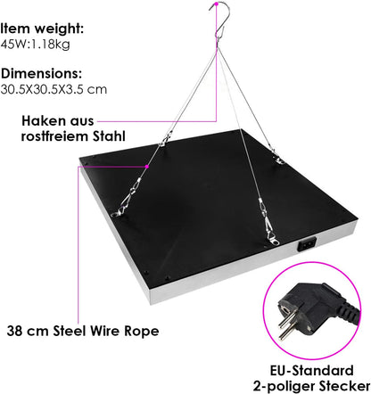 LED-Pflanzenlampe, 1x 45W