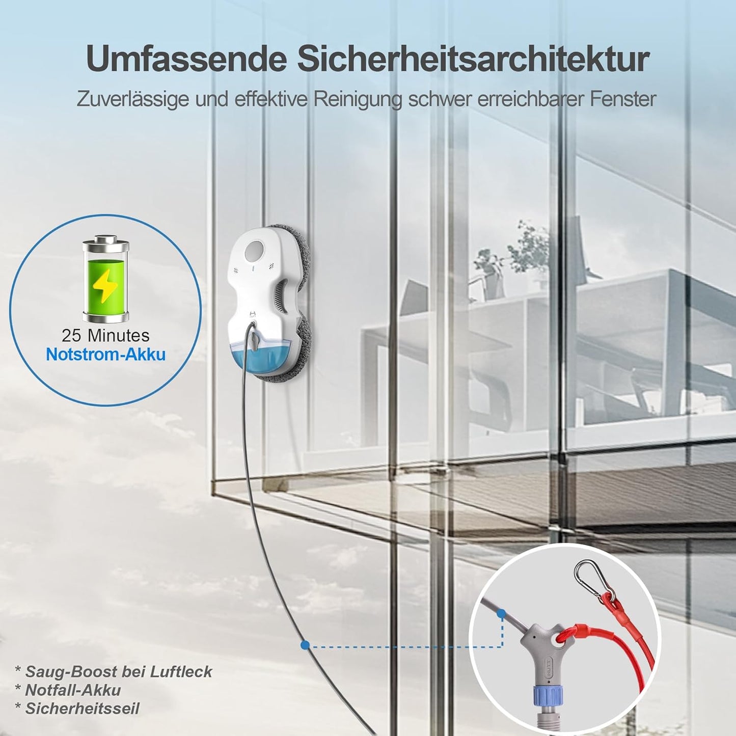 Fensterputzroboter mit Sprühfunktion S7, S7