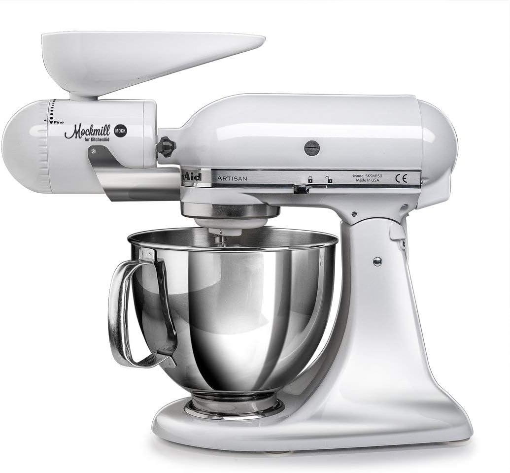 Mahlaufsatz für KitchenAid mit 2.5 kg Bio Buchweizen, Mockmill Mahlaufsatz + 2,5 kg Bio Buchweizen
